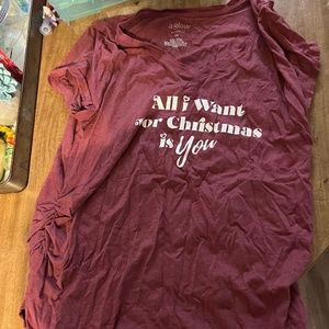 Maternity Christmas shirt